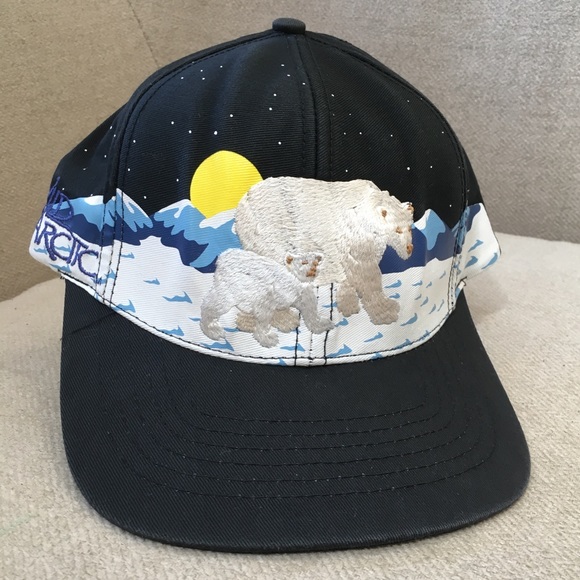SOLD - Vintage 90’s Seaworld Polar Bear Hat - Picture 2 of 11